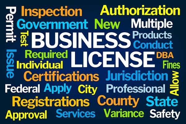 Home-based business license.