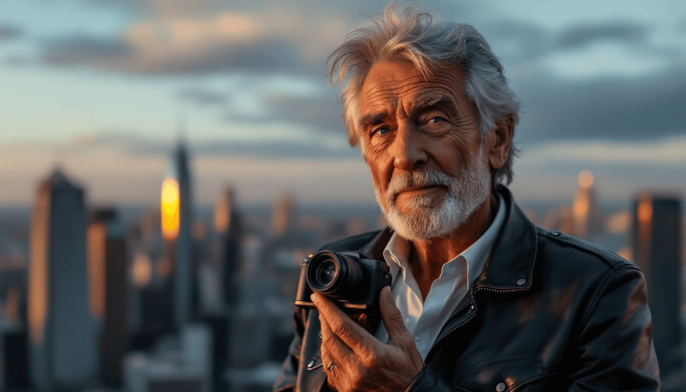 A retired person enjoying freelance photography.